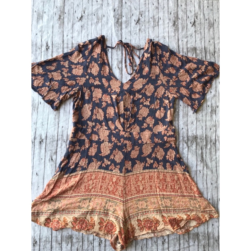 Cute Floral Print Romper
